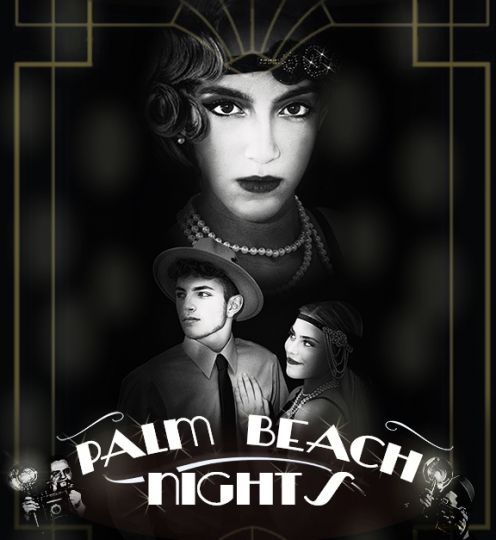 Palm Beach Nights cover with two men and a woman 