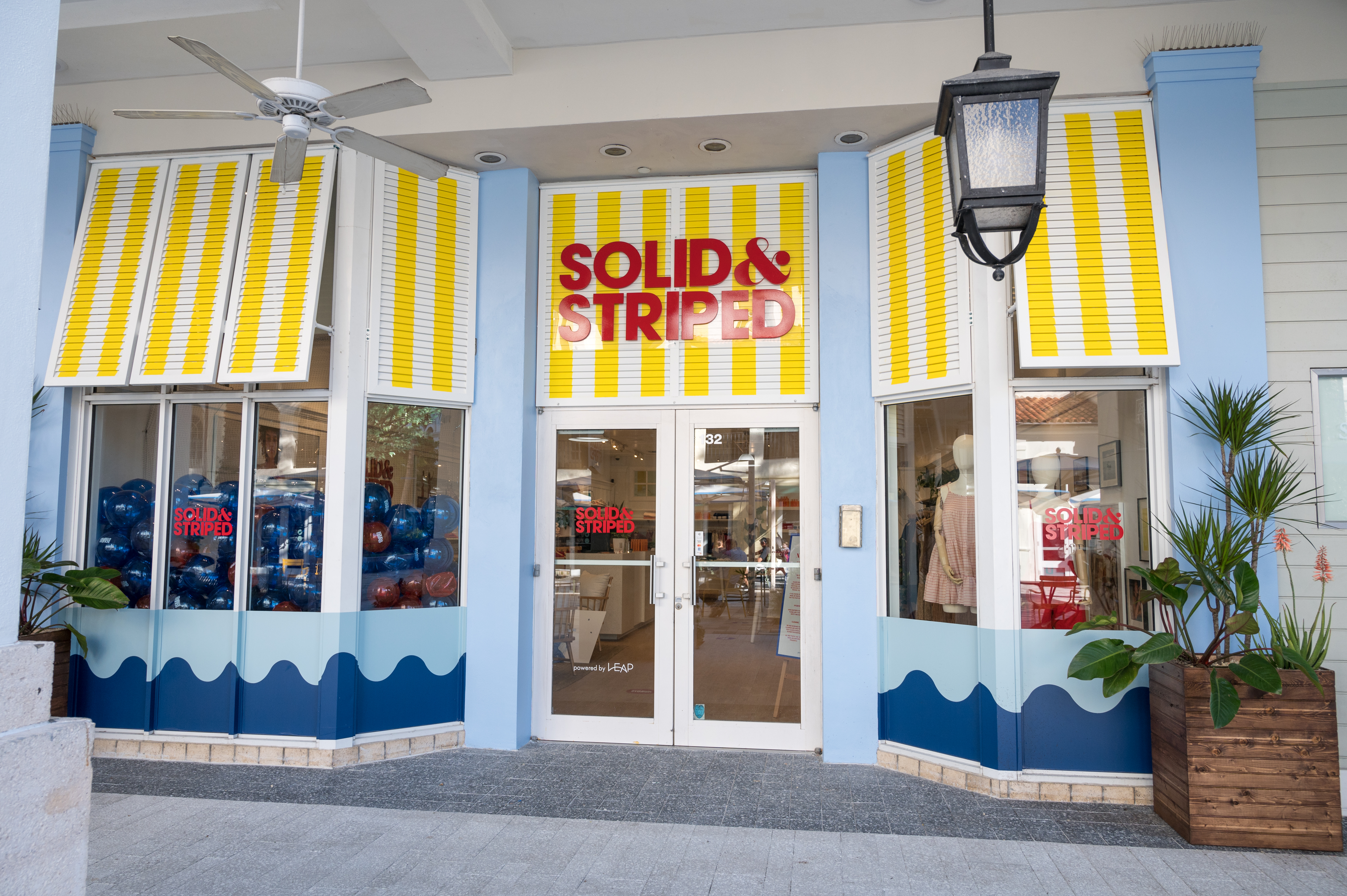 nautical themed store exterior 