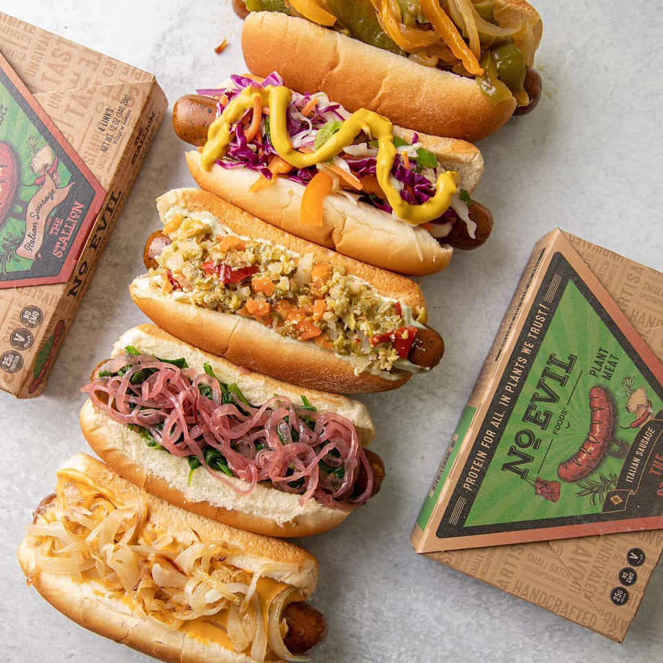 Vegan hot dogs
