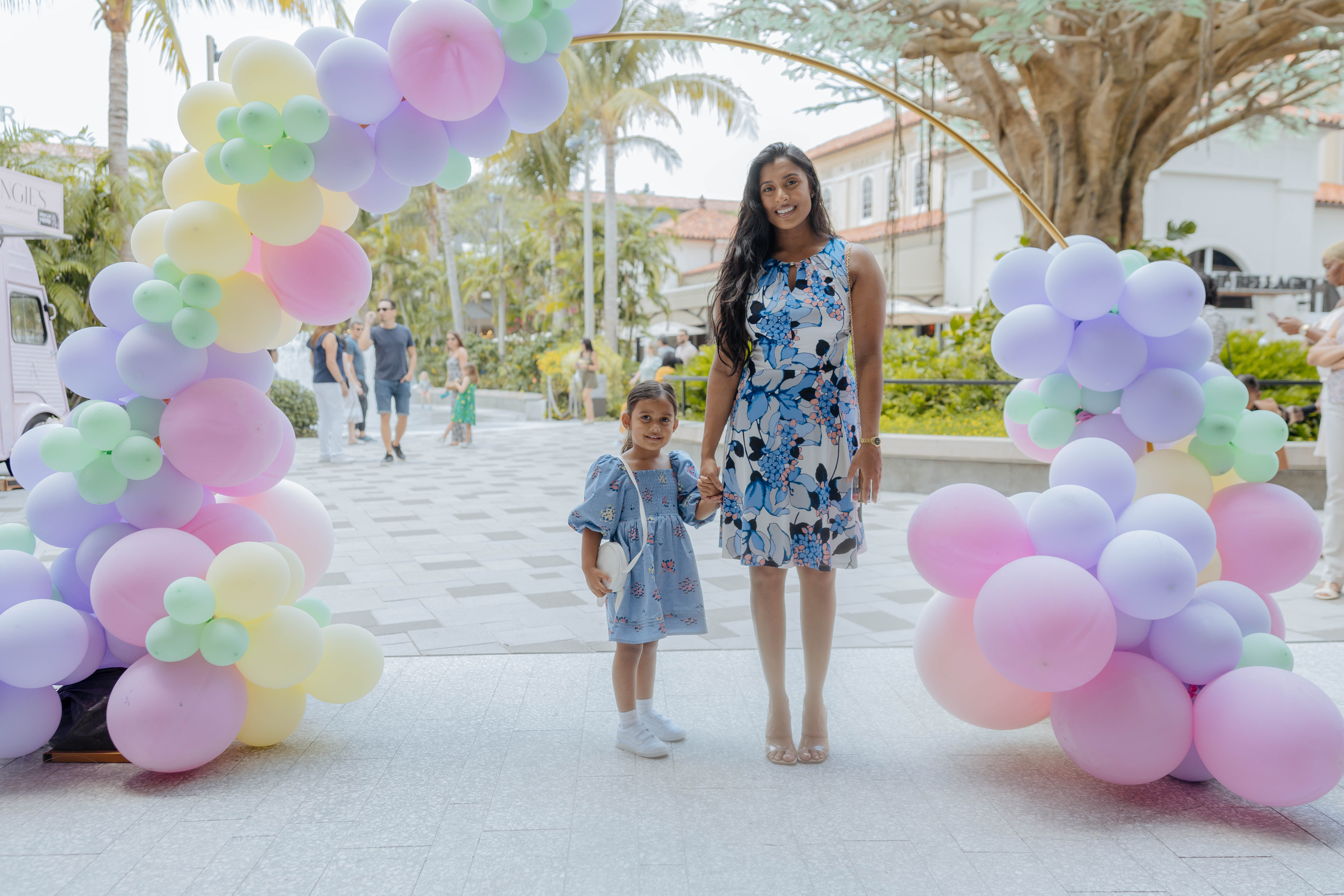 Mother's day arch at The Square