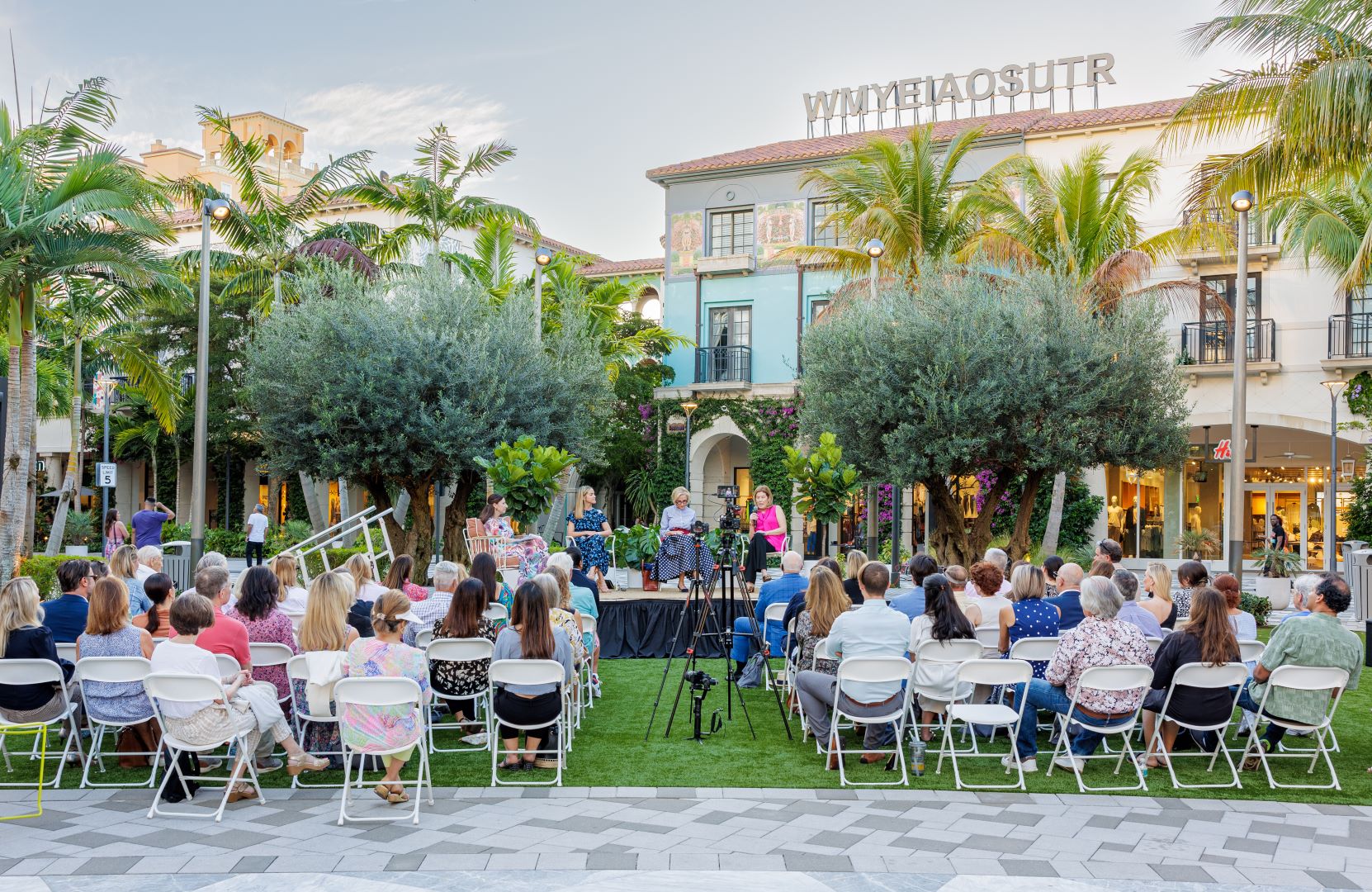 Panel Discussion on the lawn
