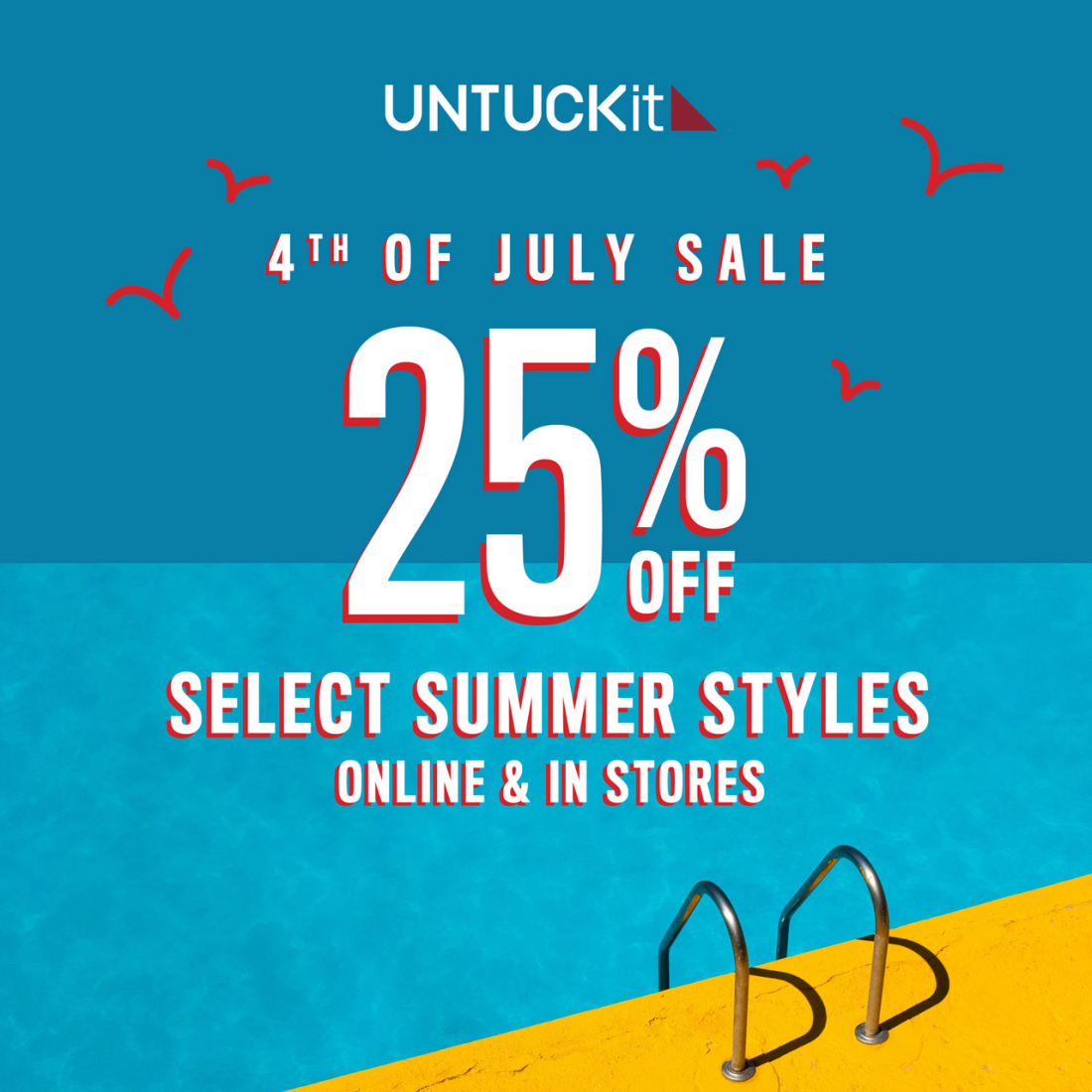 UNTUCKit's July 4th promo