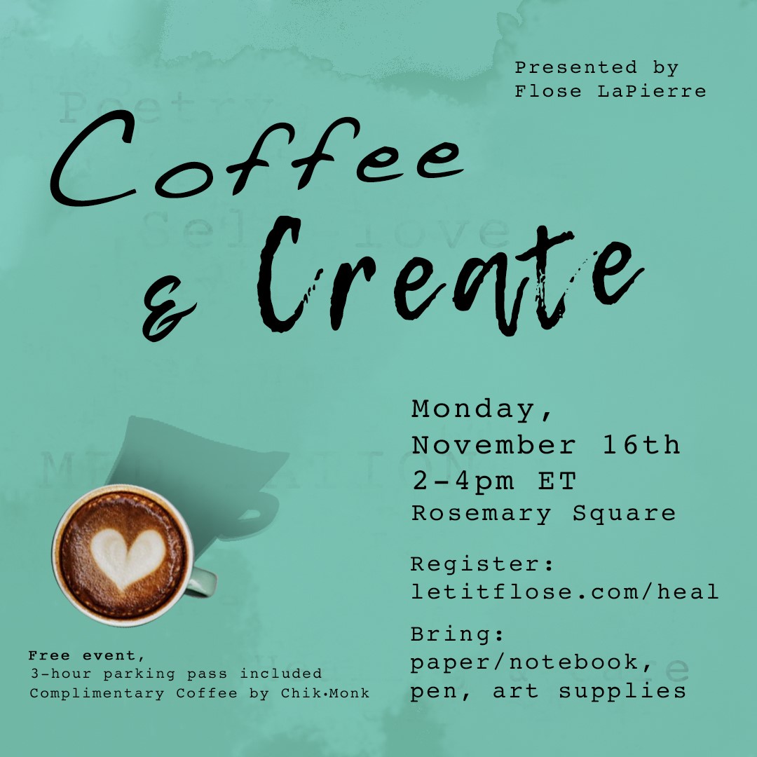 Coffee & Create flier