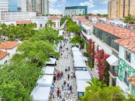 Drone footage of Rosemary Avenue