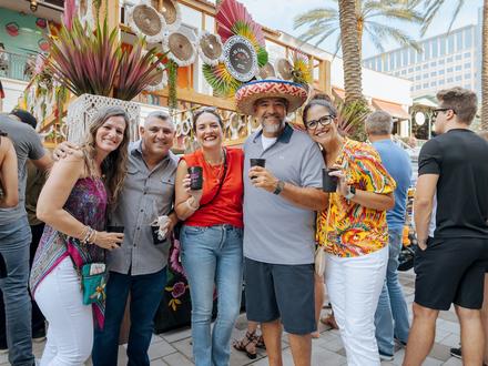 Group of people celebrating Cinco De Mayo