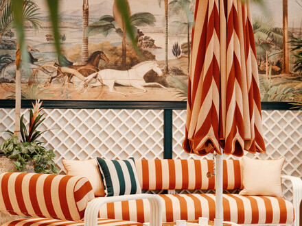 umbrellas in a store