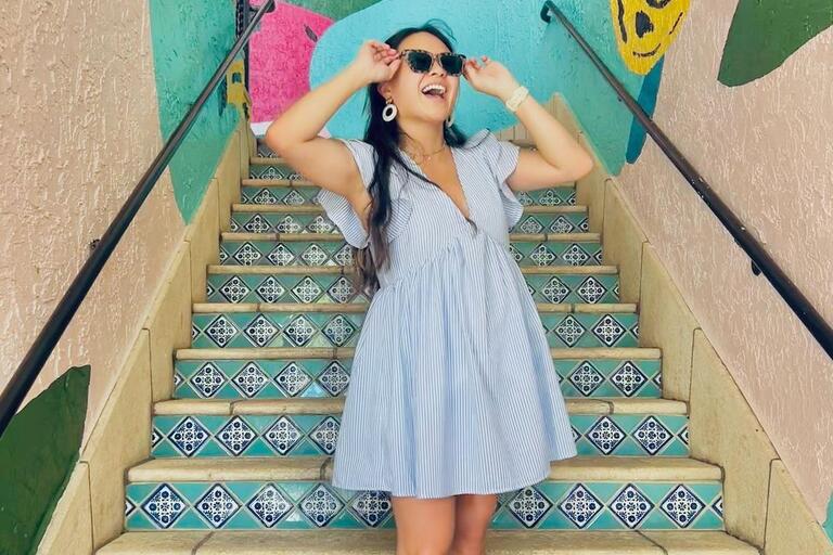 Chalk & Brush Mural in stairwell