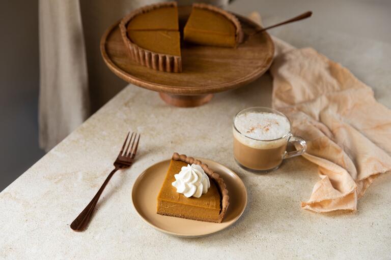 Squash pie from True Food Kitchen