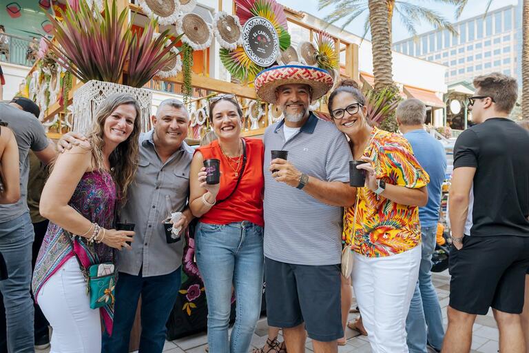 Group of people celebrating Cinco De Mayo