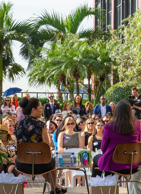 International Women's Day panel at 360 Rosemary