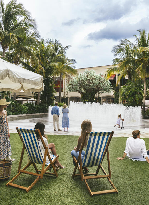 The CityPlace Lawn during Summer Social