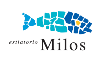milos logo of fish