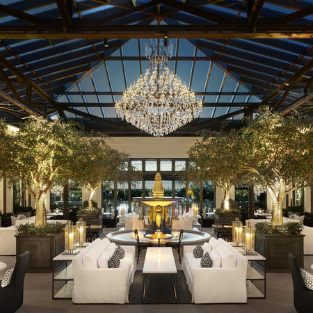 indoor seating area