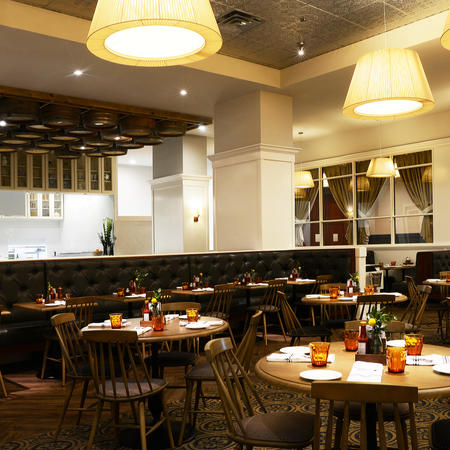 indoor seating area