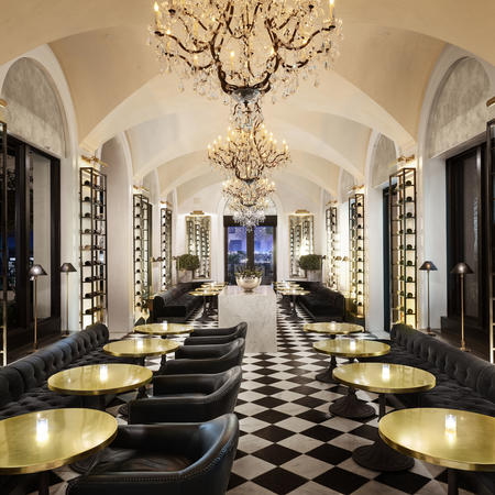 Cafe image of wine vault