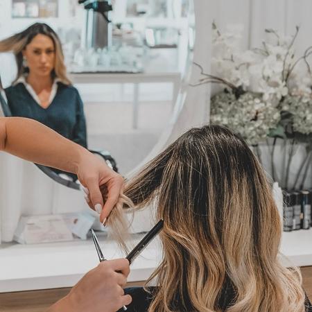 Hair cut at Anushka salon