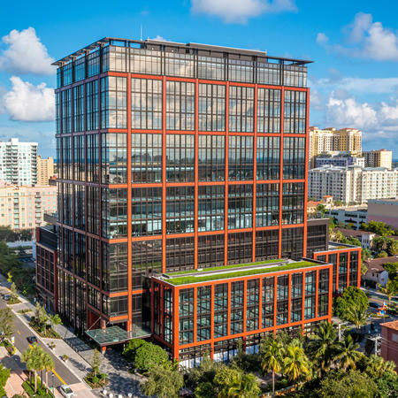 Wide View of 360 Rosemary building