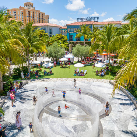 Drone aerial of CityPlace