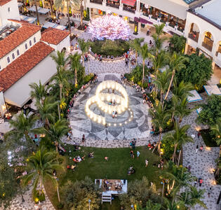 water pavilion, summer, the lawn
